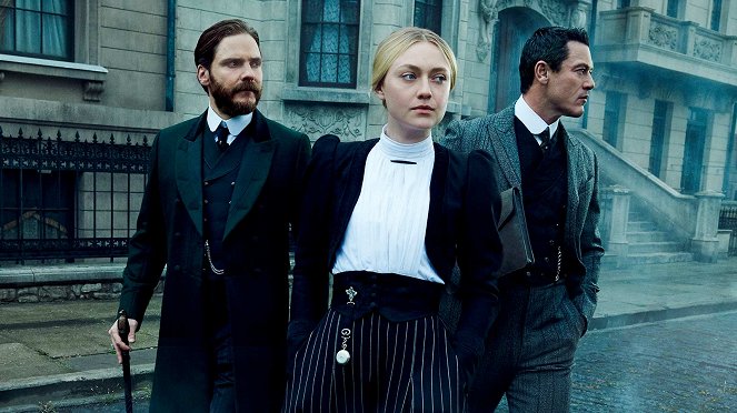 The Alienist – Die Einkreisung - Engel der Finsternis - Werbefoto - Daniel Brühl, Dakota Fanning, Luke Evans