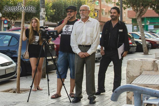El caminante - Dreharbeiten - Aarón Lillo, Paco Escribano, Andres Romero Gallego