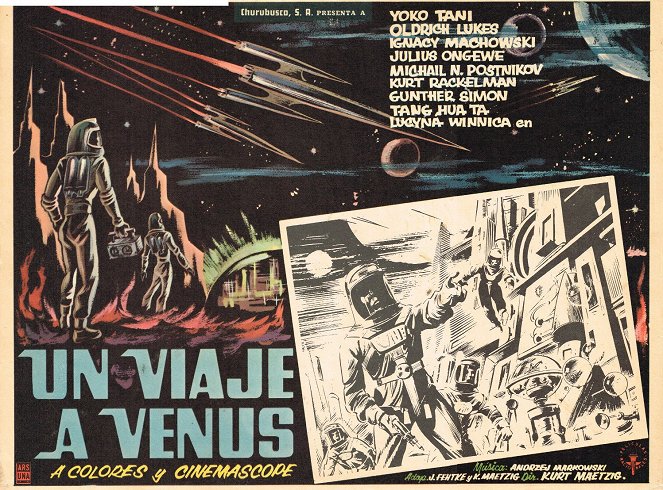 First Spaceship on Venus - Lobby Cards