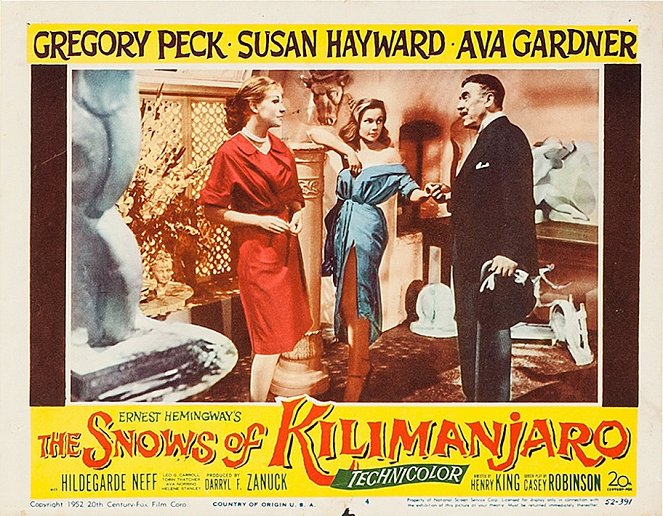 The Snows of Kilimanjaro - Lobby Cards