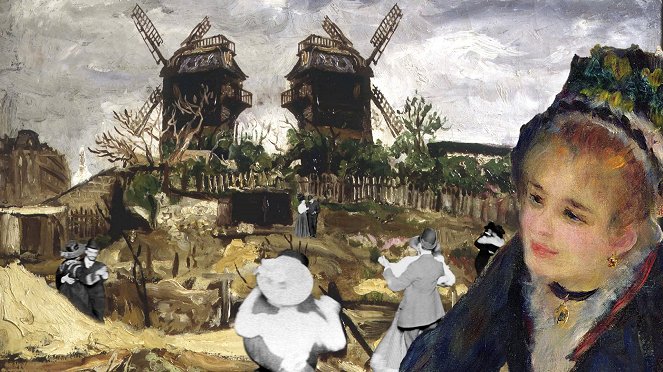 Les Petits Secrets des grands tableaux - Bal du moulin de la Galette (1876) - Pierre Auguste Renoir - Z filmu