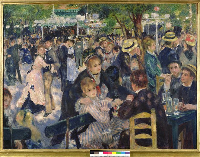 Smart Secrets of Great Paintings - Bal du moulin de la Galette (1876) - Pierre Auguste Renoir - Photos