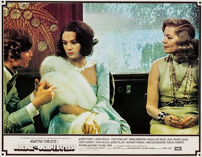 Murder on the Orient Express - Lobby Cards - Michael York, Jacqueline Bisset, Lauren Bacall