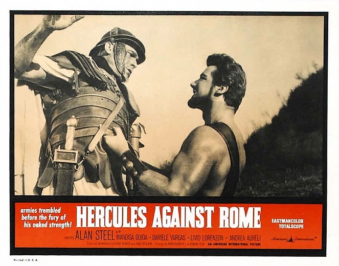 Hércules contra Roma - Cartões lobby