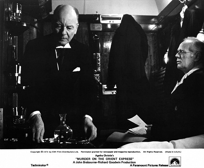 Murder on the Orient Express - Lobby Cards - John Gielgud, Richard Widmark