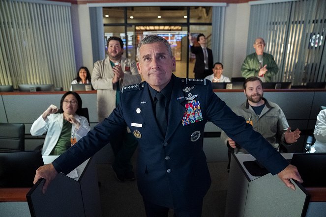 Space Force - The Launch - Photos - Jimmy O. Yang, Steve Carell