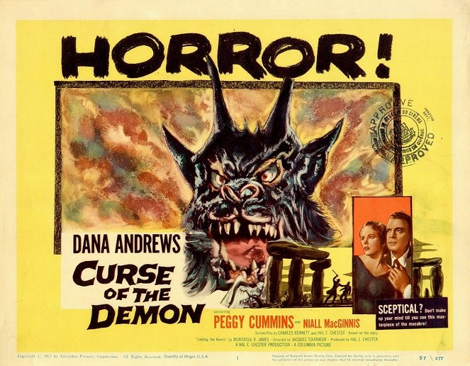Curse of the Demon - Lobby Cards