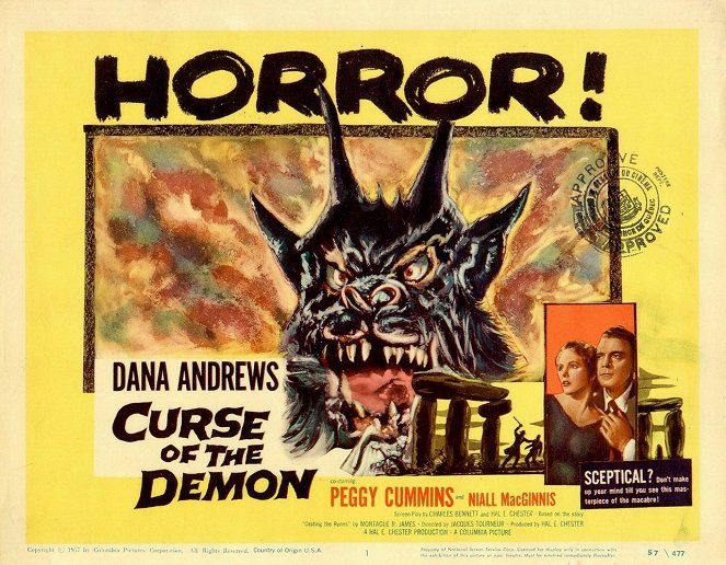 Night of the Demon - Lobby Cards