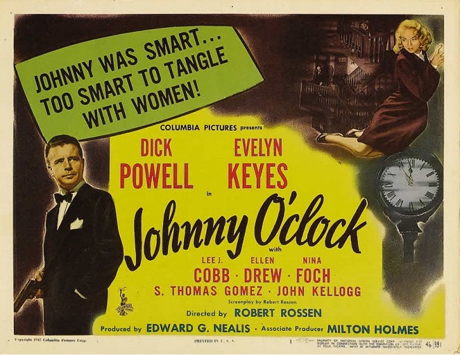 Johnny O'Clock - Lobby karty