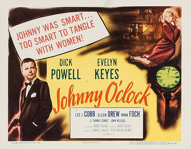 Johnny O'Clock - Lobby Cards