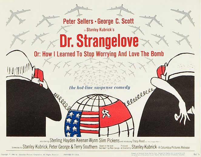 Dr. Strangelove or: How I Learned to Stop Worrying and Love the Bomb - Lobbykaarten