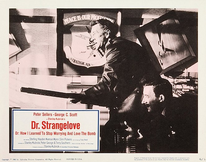 Doktor Strangelove, lub jak przestałem się martwić i pokochałem bombę - Lobby karty - Sterling Hayden, Peter Sellers