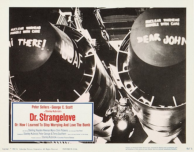 Dr. Strangelove or: How I Learned to Stop Worrying and Love the Bomb - Lobbykaarten - Slim Pickens