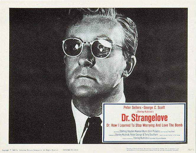 Doktor Strangelove, lub jak przestałem się martwić i pokochałem bombę - Lobby karty - Peter Sellers