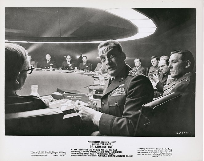 Doktor Strangelove, lub jak przestałem się martwić i pokochałem bombę - Lobby karty - George C. Scott