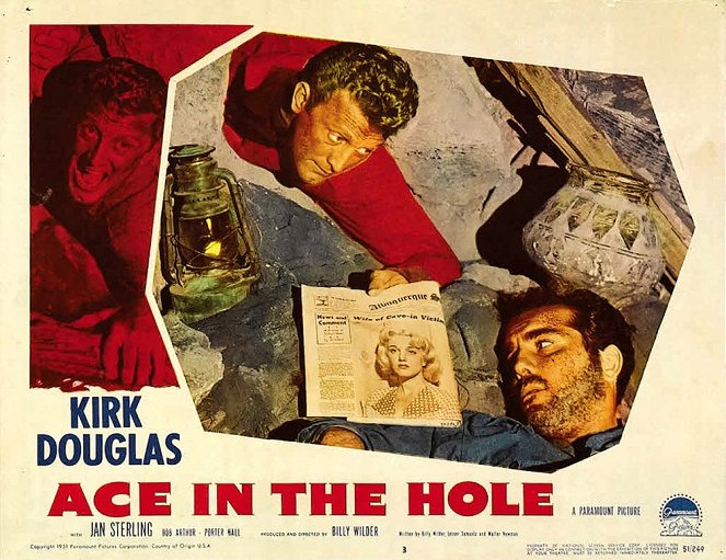 Ace in the Hole - Lobby Cards - Kirk Douglas, Richard Benedict