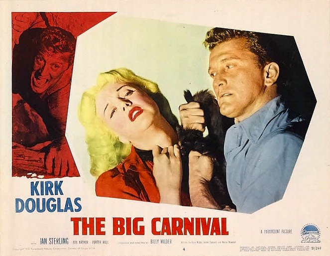 Reporter des Satans - Lobbykarten - Jan Sterling, Kirk Douglas