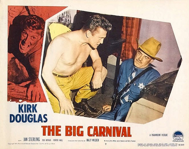 El gran carnaval - Fotocromos - Kirk Douglas, Ray Teal