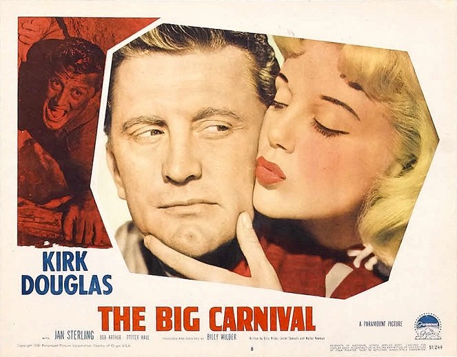 Reporter des Satans - Lobbykarten - Kirk Douglas, Jan Sterling