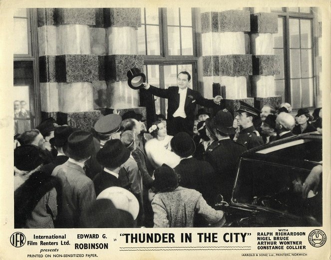 Thunder in the City - Lobby Cards - Edward G. Robinson
