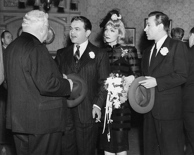 Edward G. Robinson, Marlene Dietrich, George Raft
