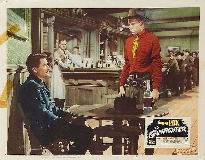The Gunfighter - Lobby karty - Gregory Peck, Karl Malden, Skip Homeier