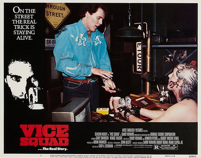 Vice Squad - Lobby Cards - Wings Hauser, Richard Wetzel