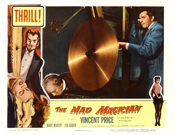 The Mad Magician - Lobby Cards