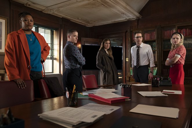 The Politician - Conscious Unthroupling - Photos - Rahne Jones, Theo Germaine, Laura Dreyfuss, Ben Platt, Julia Schlaepfer