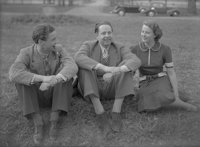 Gubben kommer - Tournage - George Fant, Gösta Gustaf-Janson, Birgit Tengroth