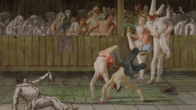 Smart Secrets of Great Paintings - Season 5 - Polichinelle et Saltimbanques (1793) - Giandomenico Tiepolo - Photos