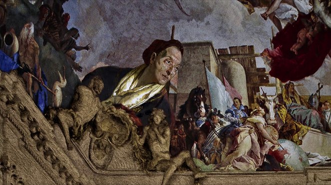 Les Petits Secrets des grands tableaux - Polichinelle et Saltimbanques (1793) - Giandomenico Tiepolo - Filmfotók