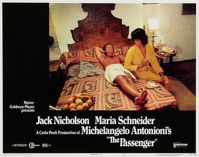 Zawód: Reporter - Lobby karty - Jack Nicholson, Maria Schneider
