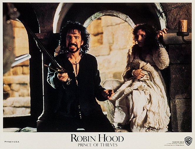 Robin Hood, a tolvajok fejedelme - Vitrinfotók - Alan Rickman, Mary Elizabeth Mastrantonio