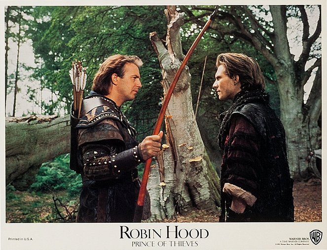 Robin Hood: Książę złodziei - Lobby karty - Kevin Costner, Christian Slater