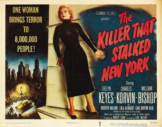 The Killer That Stalked New York - Cartes de lobby
