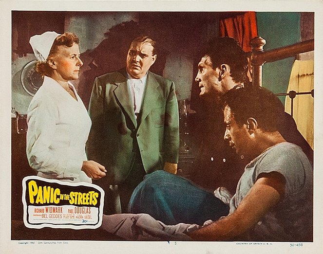 Panic in the Streets - Lobby karty - Zero Mostel, Jack Palance, Tommy Cook