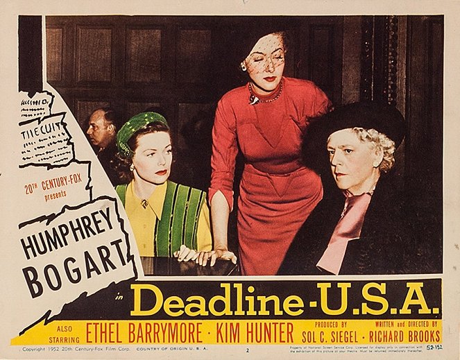 Deadline - U.S.A. - Lobby Cards