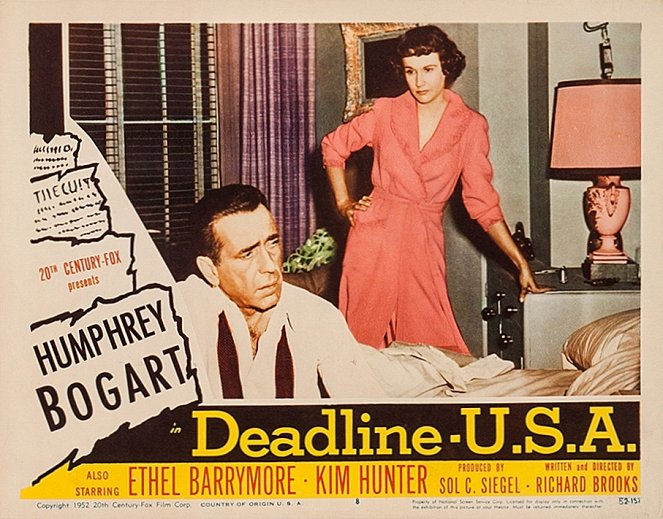 Deadline - U.S.A. - Lobby Cards