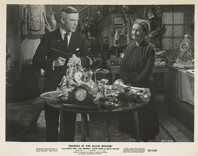 Horrors of the Black Museum - Lobby Cards - Michael Gough, Beatrice Varley