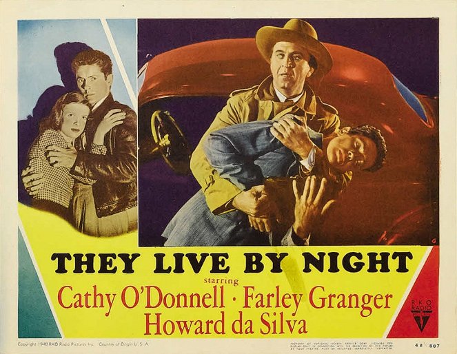 They Live by Night - Cartões lobby - Howard Da Silva, Farley Granger