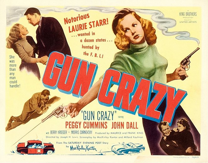 Gun Crazy - Cartões lobby