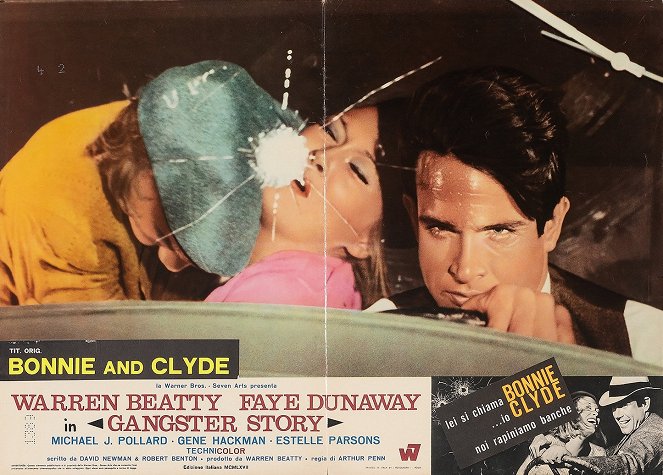 Bonnie and Clyde - Lobby Cards - Michael J. Pollard, Faye Dunaway, Warren Beatty