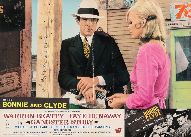 Bonnie e Clyde - Cartões lobby - Warren Beatty, Faye Dunaway