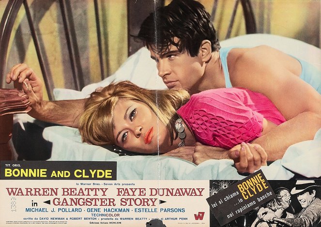 Bonnie e Clyde - Cartões lobby - Faye Dunaway, Warren Beatty