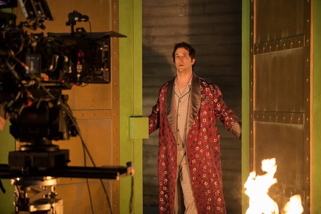 The Librarians - And the Fangs of Death - De filmagens - Noah Wyle