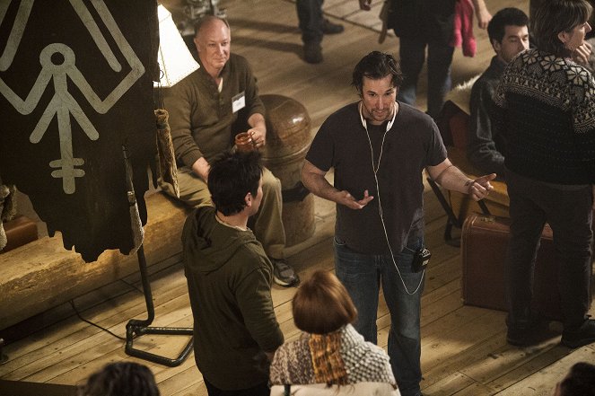 The Librarians - And the Reunion of Evil - De filmagens - Noah Wyle