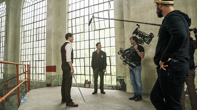 The Librarians - And the Bleeding Crown - Del rodaje - Noah Wyle