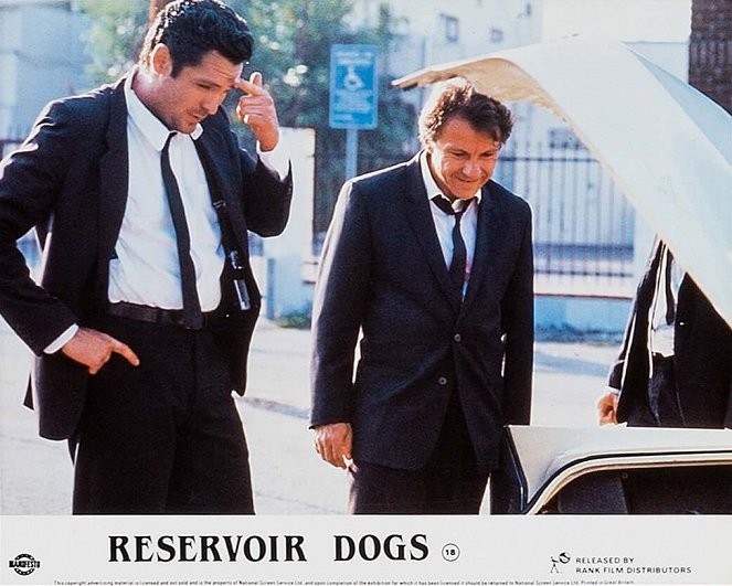 Reservoir Dogs - Cartes de lobby - Michael Madsen, Harvey Keitel