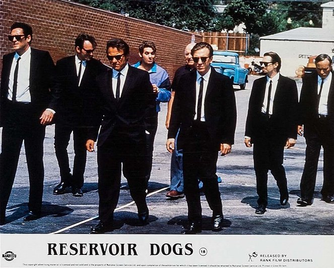 Reservoir Dogs - Lobby Cards - Michael Madsen, Quentin Tarantino, Harvey Keitel, Chris Penn, Lawrence Tierney, Tim Roth, Steve Buscemi, Edward Bunker